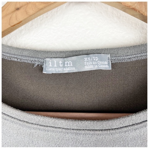 NWT ILTM Ariana Faux Suede Dress in Gray Size XS - Picture 8 of 11